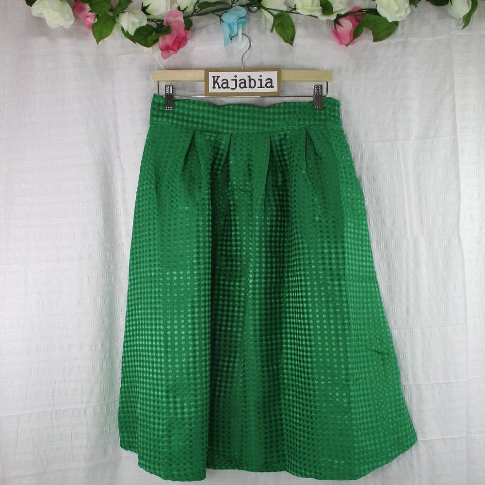 GUMUXI Green Midi Skirt Size 13